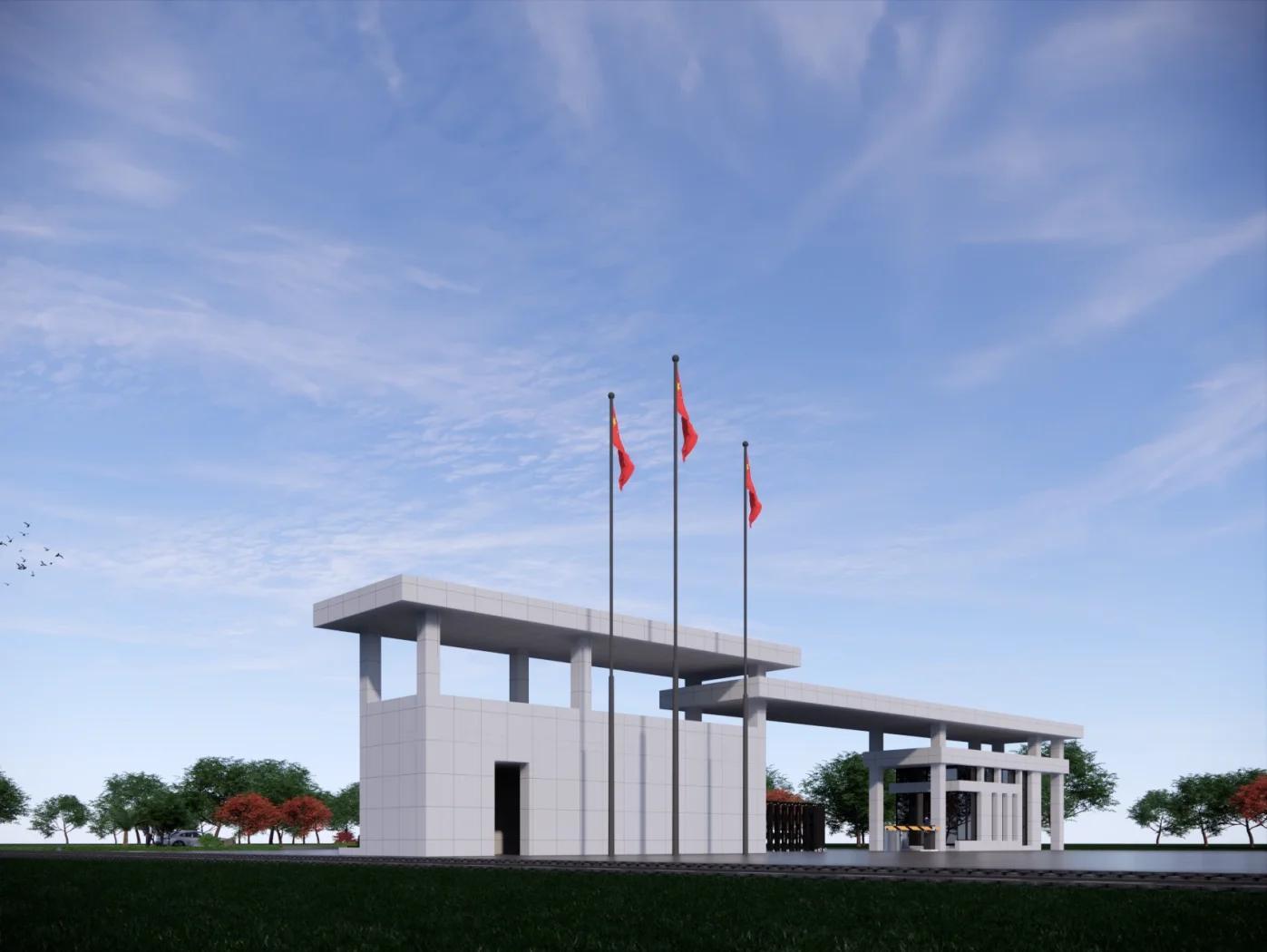 工業門頭設計 安全與美學的雙重保障